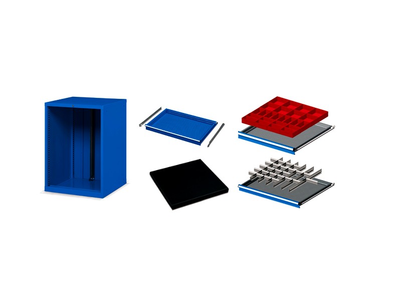 componenti per armadi a cassetti 870x726 mm